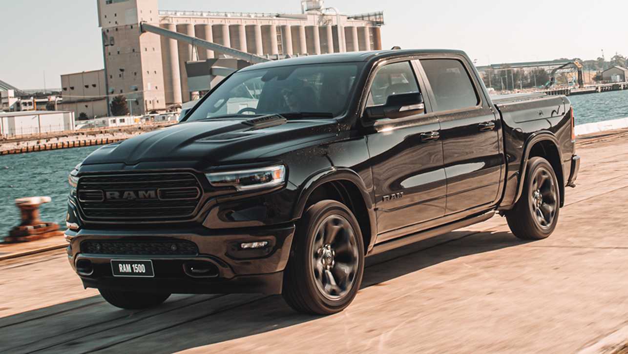 The ‘DT’ series Ram 1500 truck is powered by a 291kW/556Nm 5.7-litre Hemi V8.